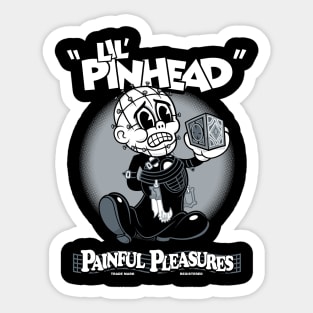 Lil Pinhead - Creepy Cute Vintage Cartoon Horror - Rubberhose Sticker